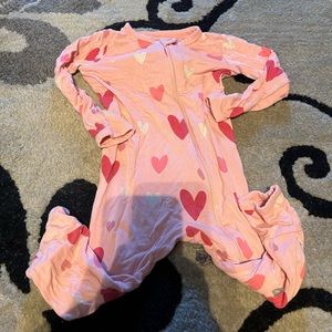 Kyte baby heart collection romper